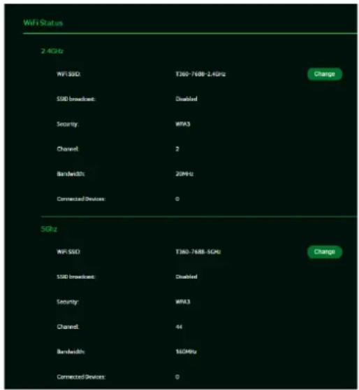 ACER Connect Ovia T360 - Wi-Fi 狀態 - 1