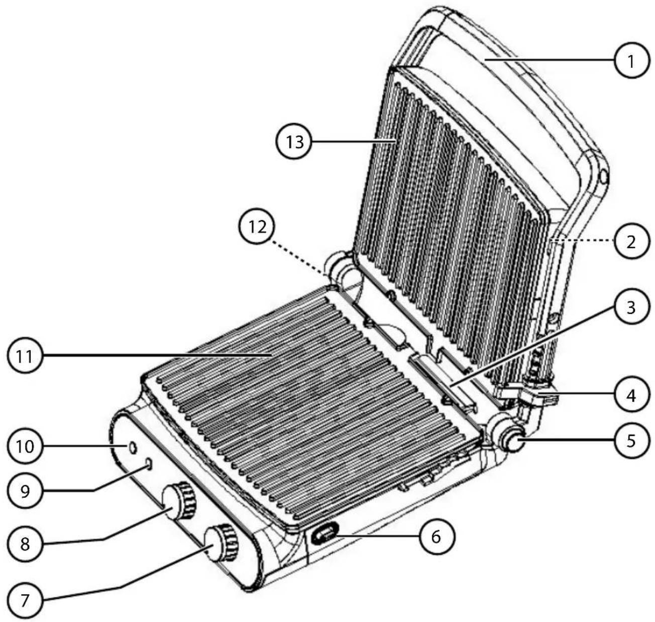 MEDION MD 16054 - Overview of the appliance - 1