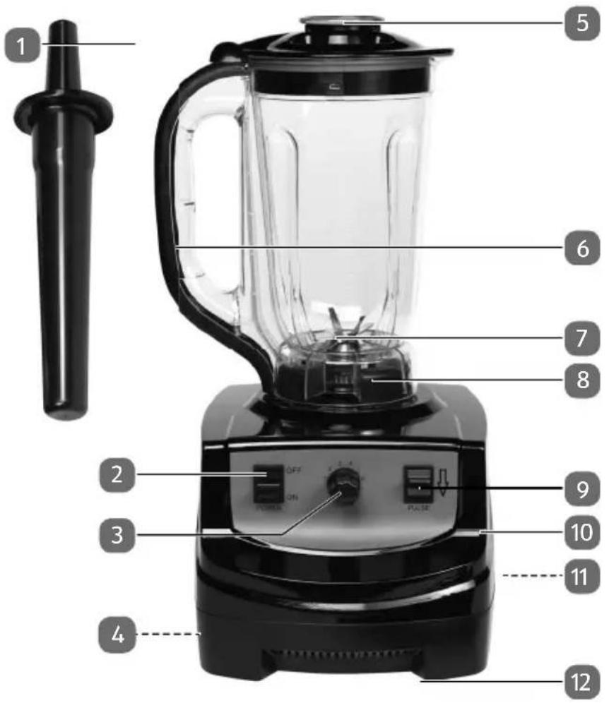 MEDION MD 16517 - Product diagram - 1