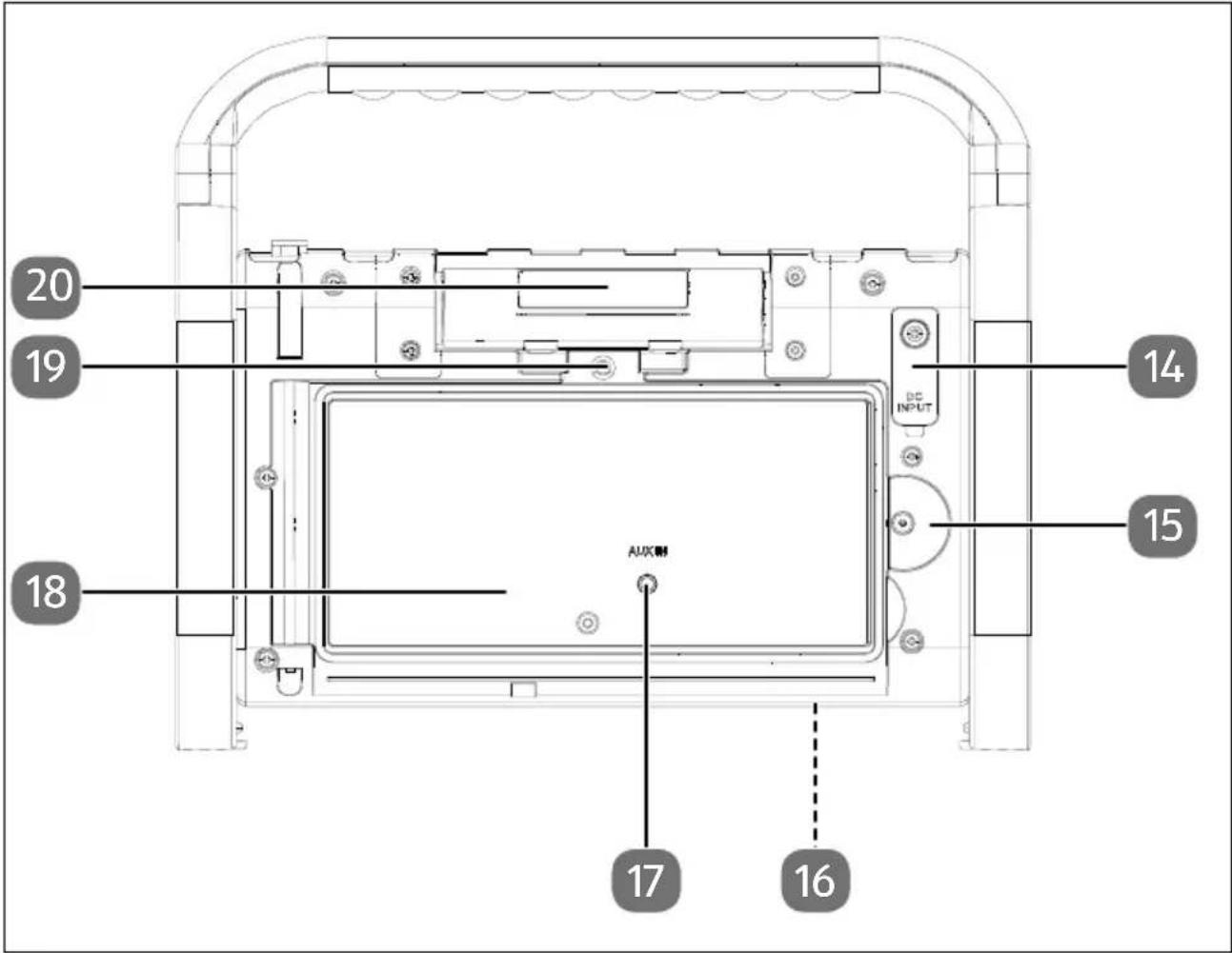 MEDION LIFE E66877 (MD 43877) - Face arrière - 1