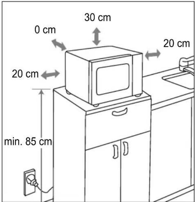 MEDION MD 16573 - Risk of fire due to very hot surfaces on the appliance. - 1