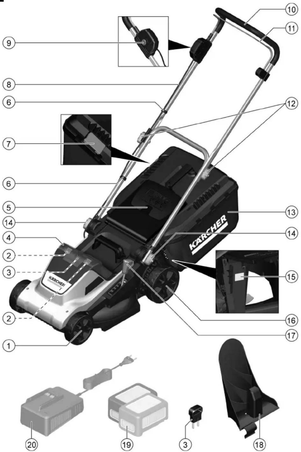 Kärcher LMO 4-18 Dual Battery Set - 1