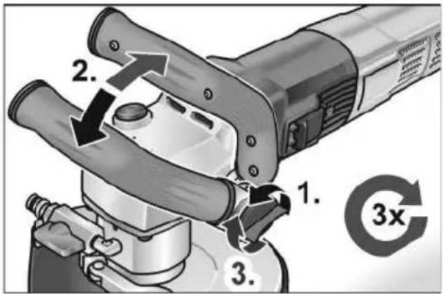 Flex BWE 16-9 14 - Justera bygelhandtag - 1