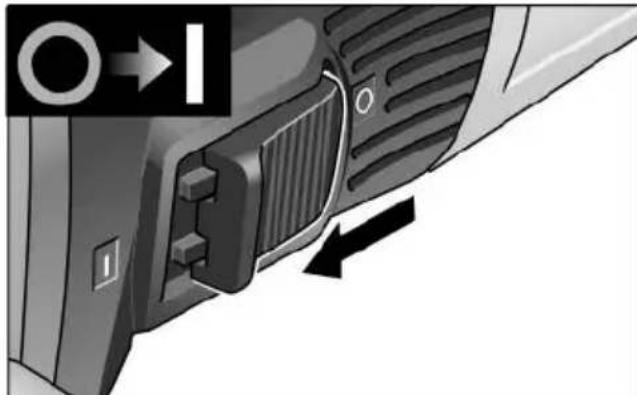 Flex BWE 16-9 14 - Elektrisch gereedschap in- en uitschakelen - 1