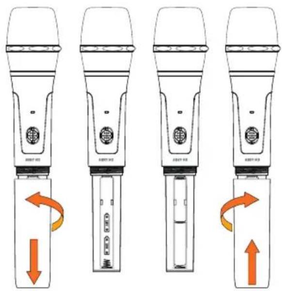 LD Systems ANNY 10 HHD 2 B5 - SOSTITUZIONE DELLE BATTERIE - 1