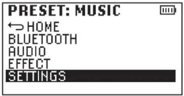 LD Systems ANNY 10 HHD 2 B5 - SYSTEM SETTINGS (SETTINGS) - 1