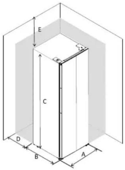 Orima ORH 694 X - Space Requirement - 1