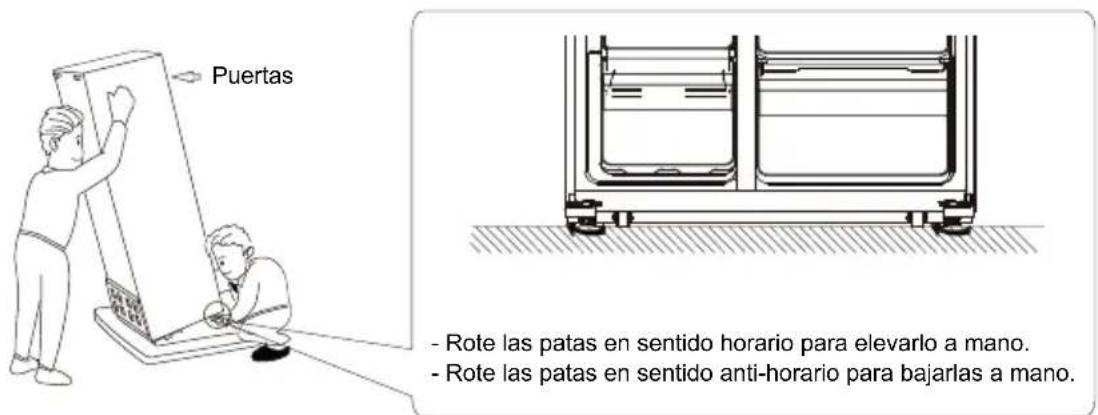 Orima ORH 554 X - Nivelación del refrigerador - 1