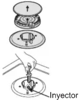 Orima ORQ-46-VG - Alterar o injetor dos queimadores - 1