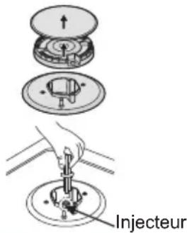 Orima ORQ-46-VG - Changez l'injecteur des brûleurs - 1