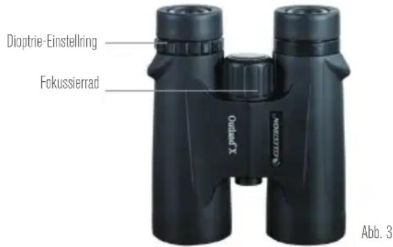 CELESTRON Outland X 10x50 - DIOPTRIE-EINSTELLUNG/FOKUSSIEREN - 1
