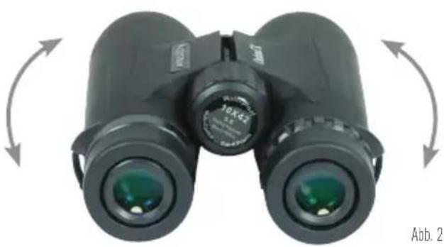 CELESTRON Outland X 10x50 - DEN INTERPUPILLAREN ABSTAND EINSTELLEN - 1