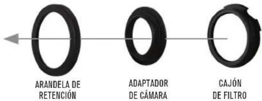 CELESTRON Advanced VX 6" RASA - Para instalar su cámara: - 1