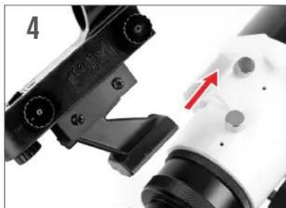 CELESTRON Travel Scope 60 DX - INSTALLING THE STARPOINTER FINDERSCOPE - 4