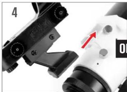 CELESTRON Travel Scope 60 DX - INSTALLAZIONE DEL CERCATORE STARPOINTER - 4