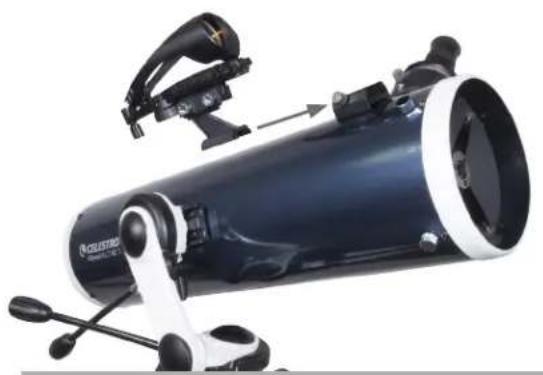 CELESTRON Omni XLT AZ 130 - Installation des Suchfernrohrs: - 1