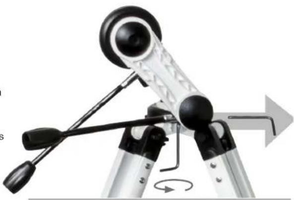 CELESTRON Omni XLT AZ 130 - Den Winkel einstellen: - 2
