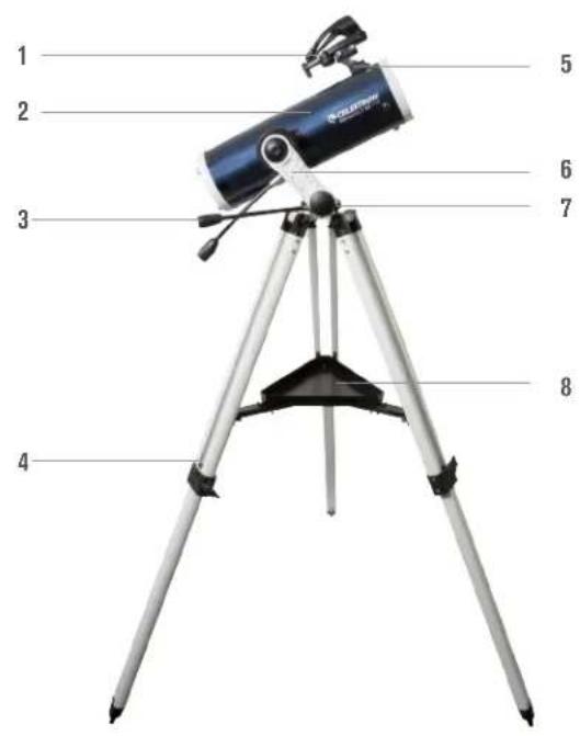 CELESTRON Omni XLT AZ 130 - PARTS LIST - 2
