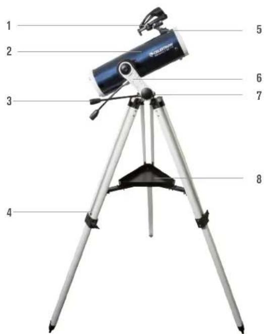 CELESTRON Omni XLT AZ 130 - TEILELISTE - 2