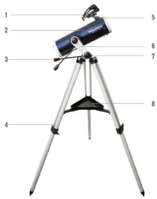 CELESTRON Omni XLT AZ 130 - PARTS LIST - 2