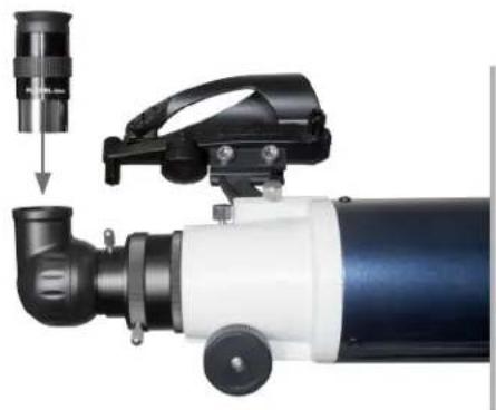 CELESTRON Omni XLT AZ 130 - Para instalar el localizador: - 1