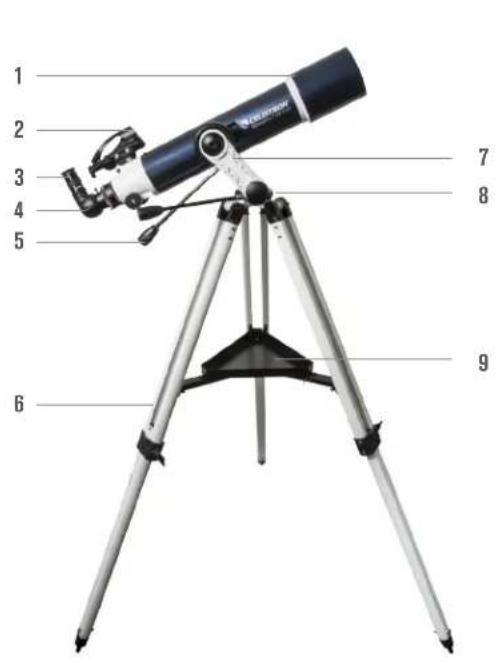 CELESTRON Omni XLT AZ 130 - PARTS LIST - 1