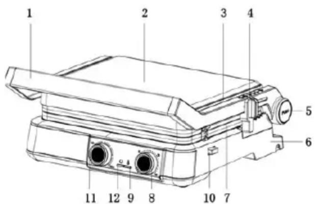 GORENJE GCG2000MT - ОПИСАНИЕ ПРИБОРА GCG2000MT - 1