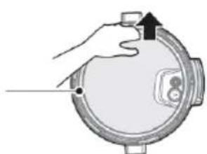 GORENJE GMC6SBK - Dezasamblati și instalați capacul anti-blocare și inelul de etanșare - 2