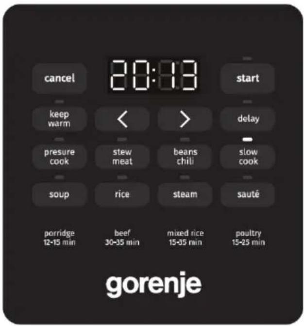 GORENJE GMC6SBK - Përmbledhje e përdorimit - 1