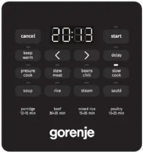 GORENJE GMC6SBK - Предлег на ракување - 1