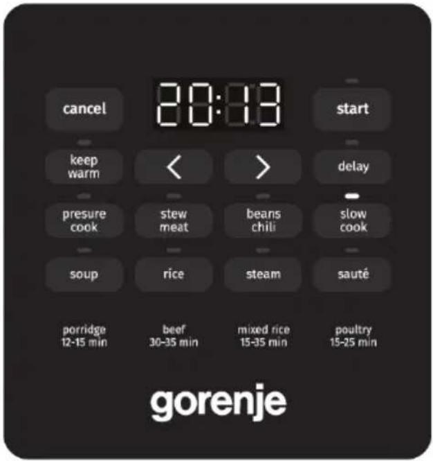 GORENJE GMC6SBK - Visão Geral Operacional - 1