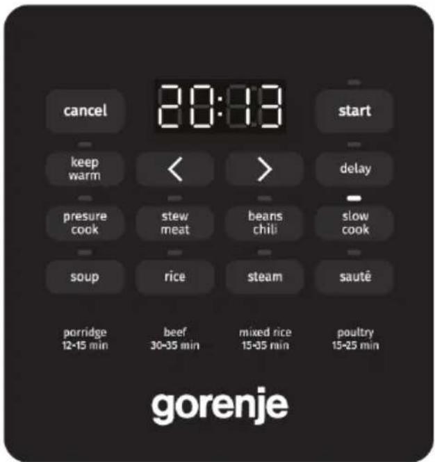 GORENJE GMC6SBK - Betriebsübersicht - 1
