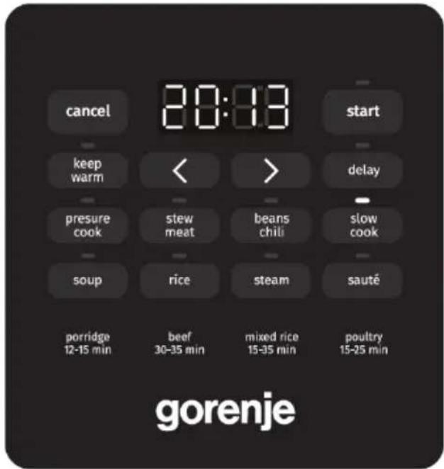 GORENJE GMC6SBK - Pregled delovanja - 1