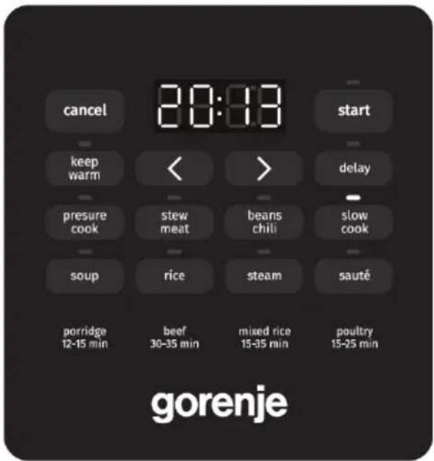 GORENJE GMC6SBK - Безпечне відкриття верхньої кришки - 1