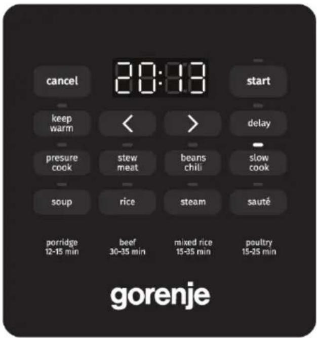 GORENJE GMC6SBK - Operational Overview - 1