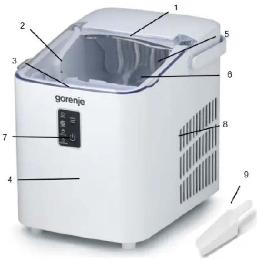 GORENJE IMDW1200W - Opis ogólny - 1