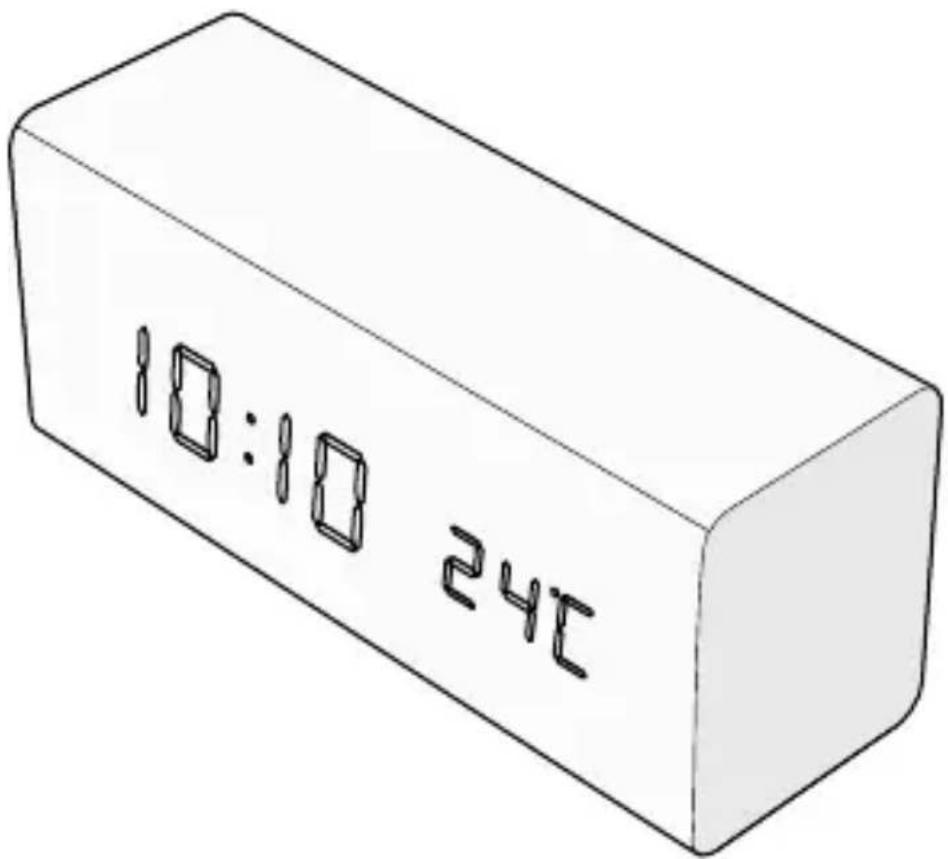 NEDIS CLAR3004BN - with Time, Date and Temperature - 1