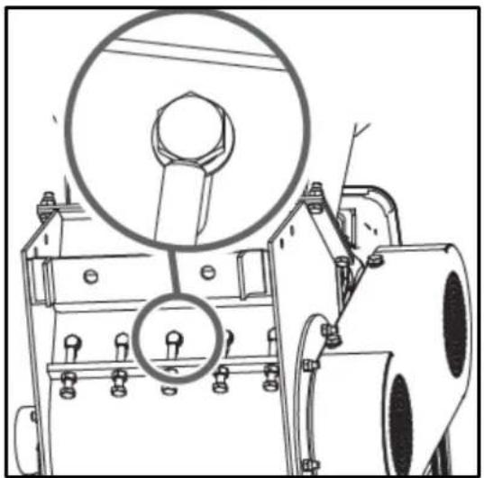 Anova BIO120TR - Tighten the wear plate bolts - 1