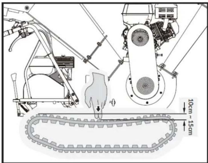 Anova BIO120TR - Tensado de las orugas - 1