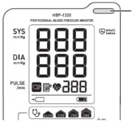OMRON HBP-1320 - Affichage/témoin - 1