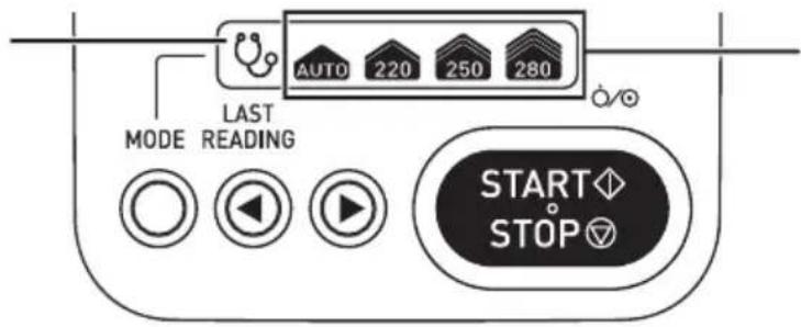OMRON HBP-1320 - Mode menu - 1