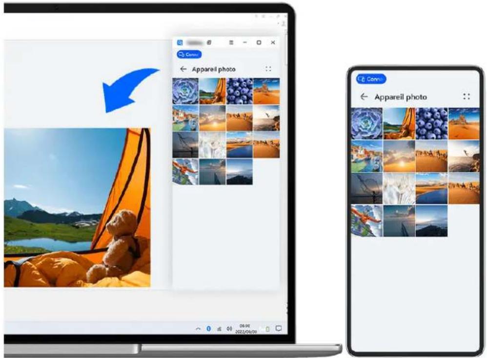 HUAWEI Mate X7 - Transférer des fichiers entre votre appareil et votre ordinateur portable en les faisant glisser - 1