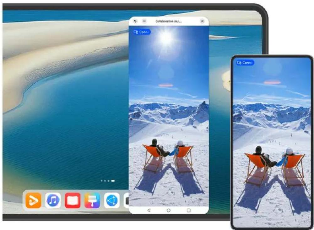 HUAWEI Mate X7 - Collaboration multi-écrans entre votre téléphone et votre tablette - 1