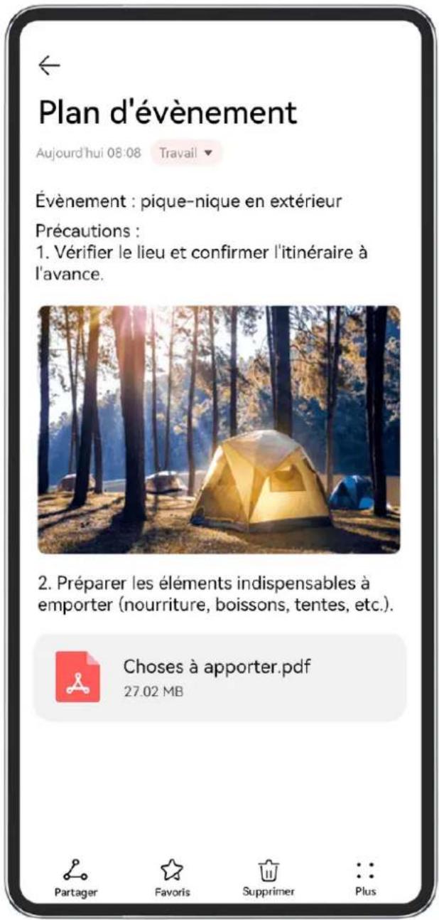 HUAWEI Mate X7 - Créer et modifier une note dans bloc-notes - 1