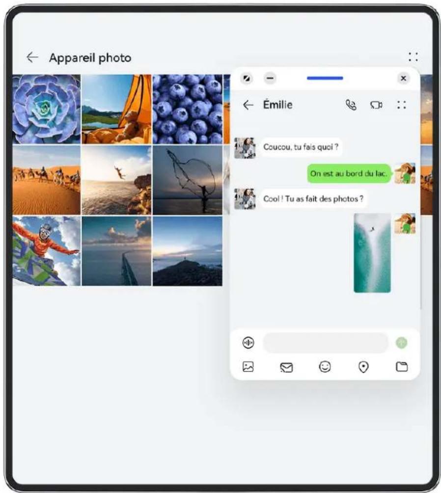 HUAWEI Mate X7 - Utiliser la fenêtre flottante - 1