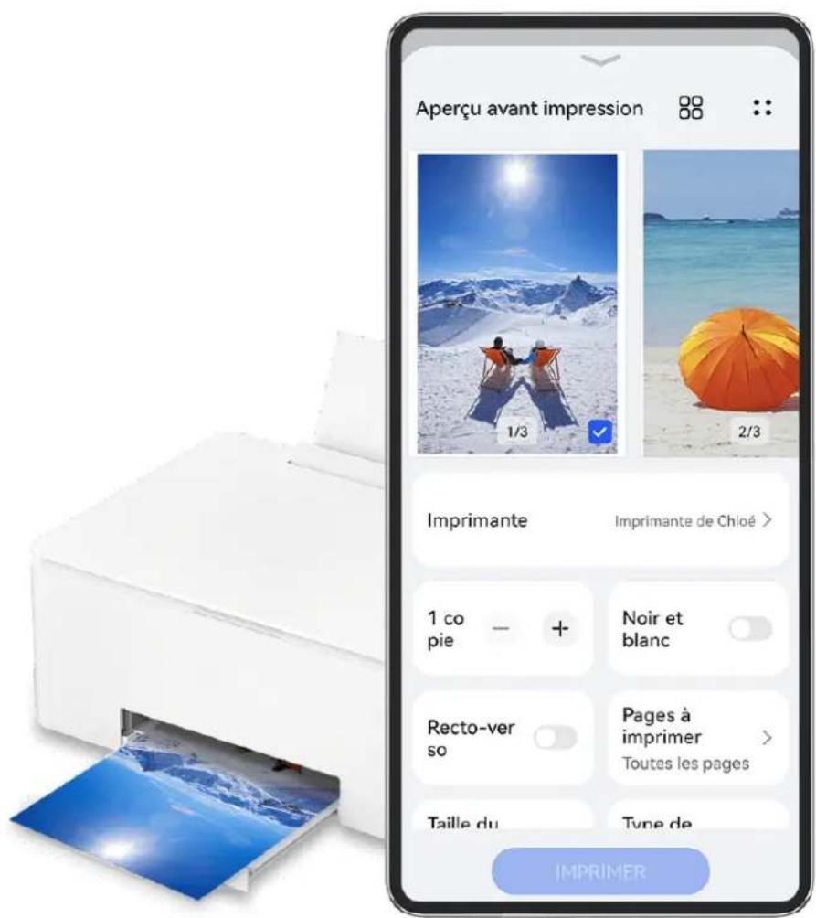 HUAWEI Mate X7 - Imprimer des fichiers grâce à huawei print - 1