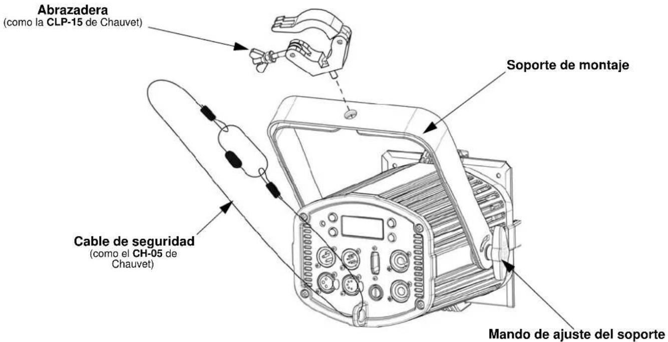 Chauvet EVE P-150 UV - Diagrama de montaje - 1