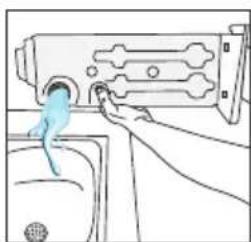 BEKO D3H28E93S - Vidange du réservoir d'eau - 3