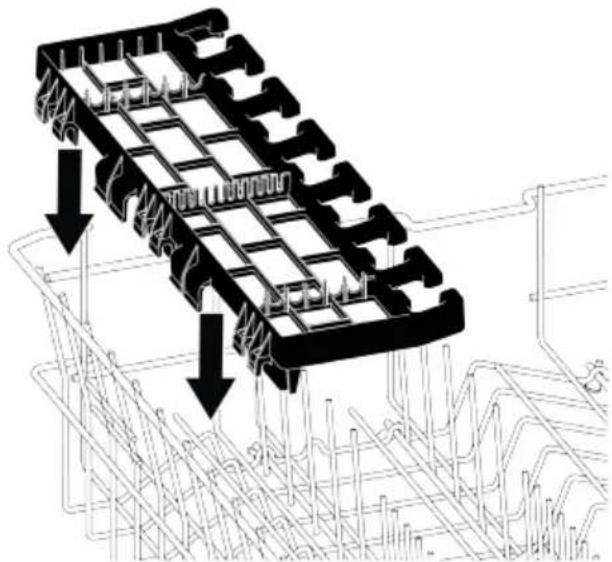 BEKO BDIN36461 - Panier supérieur multifonctions pour service - 3