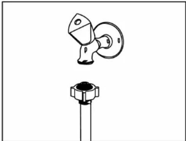 BEKO BDIN36461 - Raccordement de la conduite d'eau - 1